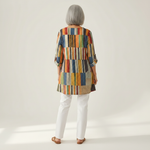 Avery | Lange blouse met print