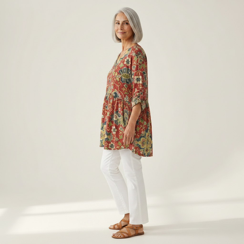 Wren | Lange blouse met print