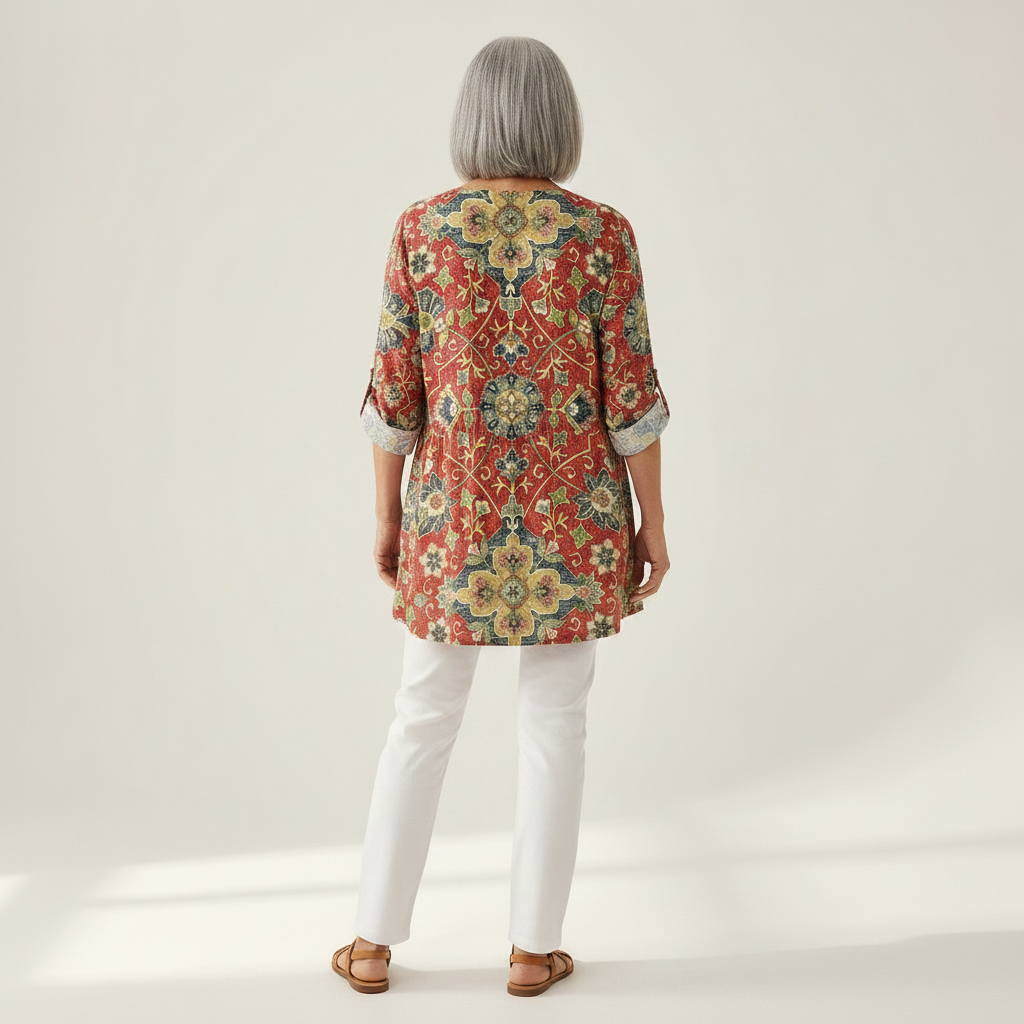 Wren | Lange blouse met print
