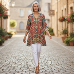 Wren | Lange blouse met print