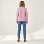 Katrina - Gestructureerd vest met knopen - back view