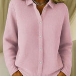 Katrina - Gestructureerd vest met knopen - original product image
