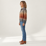 Edith - Ombré-gebreid vest voor de herfst - side view