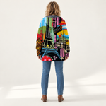 Charlotte - Trui met urban print - back view