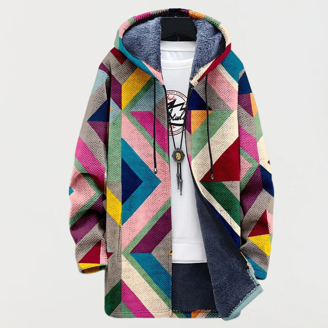 Theresa - Jas met artistiek geometrisch patroon - original product image