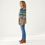 Helena - Jack met franjes en tribalpatroon - side view