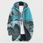 Mathilda - Mantel met golvenpatroon - original product image