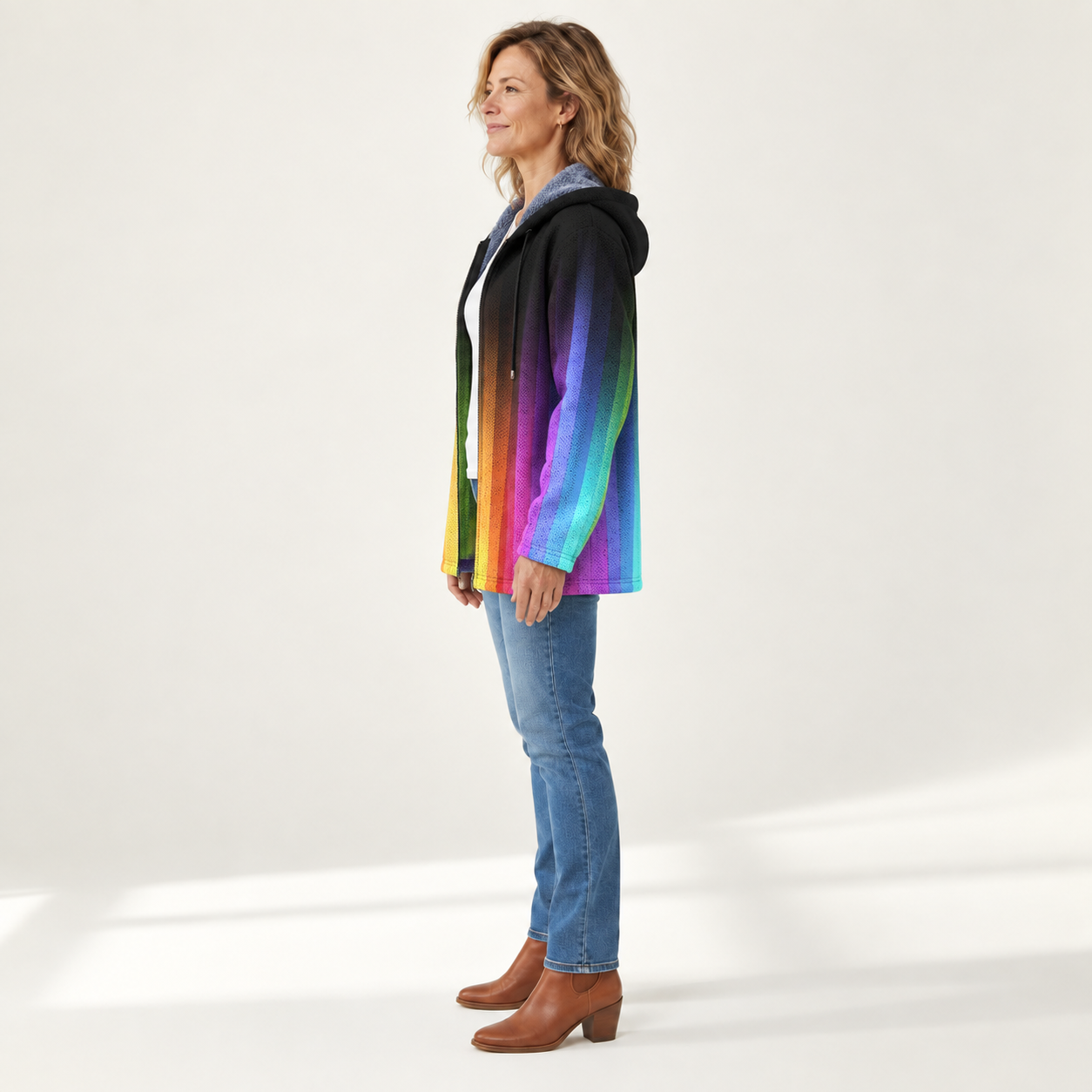 Leni - Jack met regenboogverloop - side view