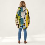 Ida - Jas met abstract patroon - back view