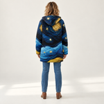 Amelie - Jas met sterrenhemelpatroon - back view