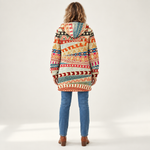 Johanna - Jack met etnisch patroon - back view