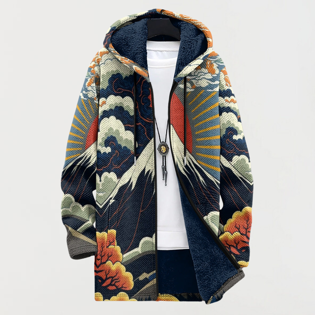 Marie - Jas met bergochtendprint - original product image