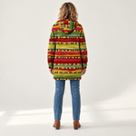 Lina - Vest met etnische strepen - back view