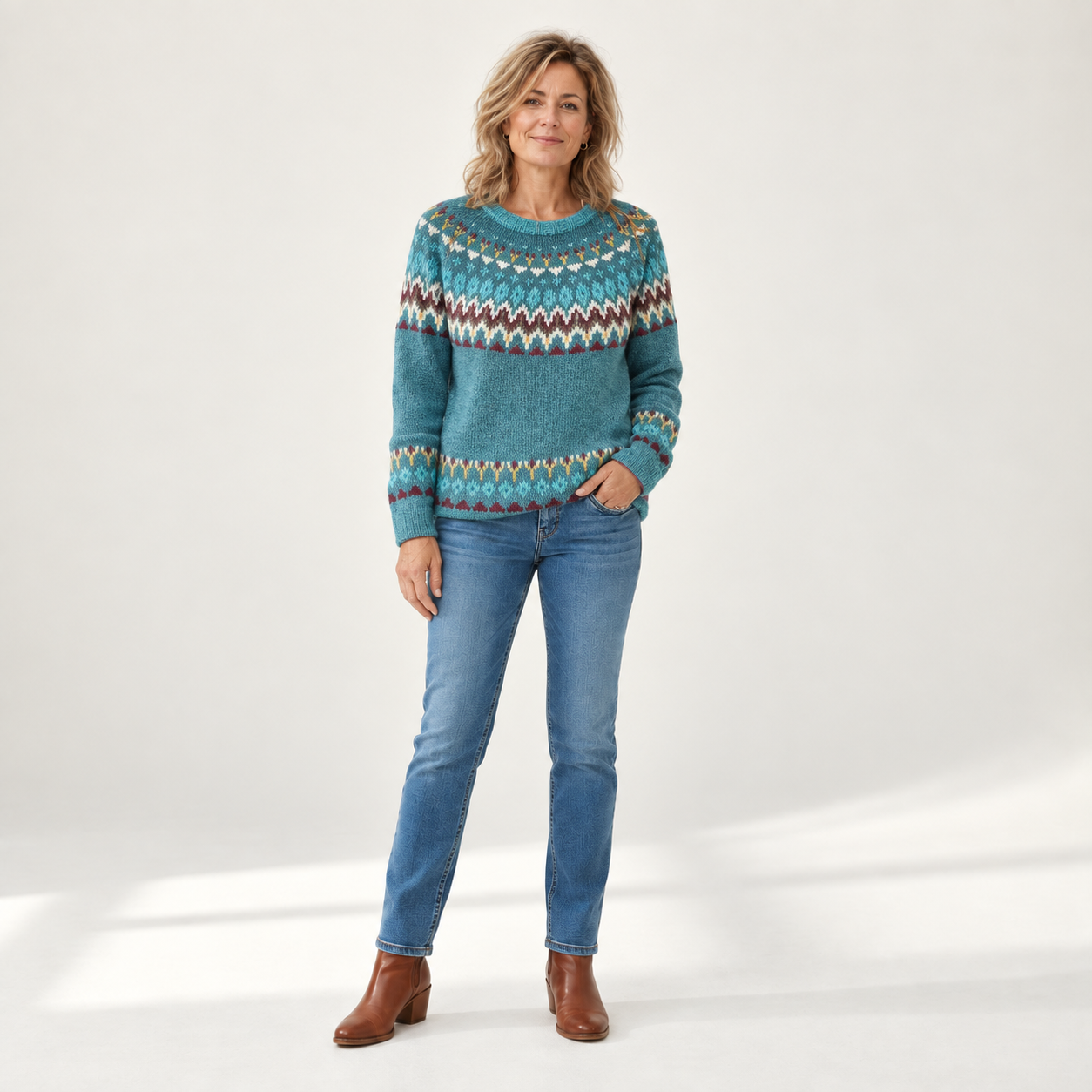 Gloria - Vintage trui - front view