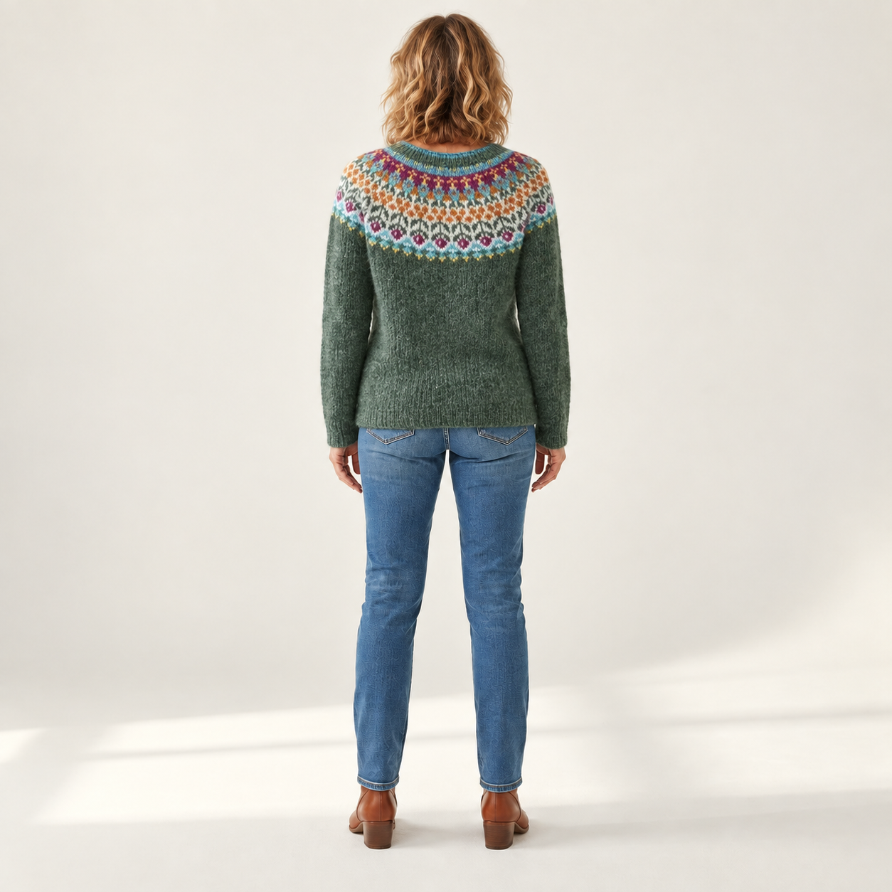 Abigail - Vintage trui - back view