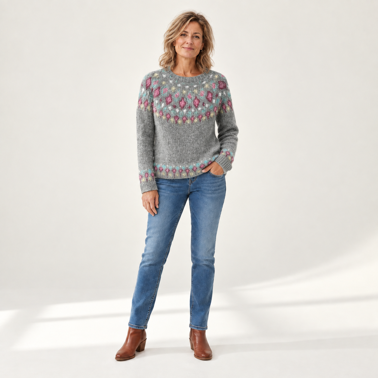 Julia - Vintage trui - front view