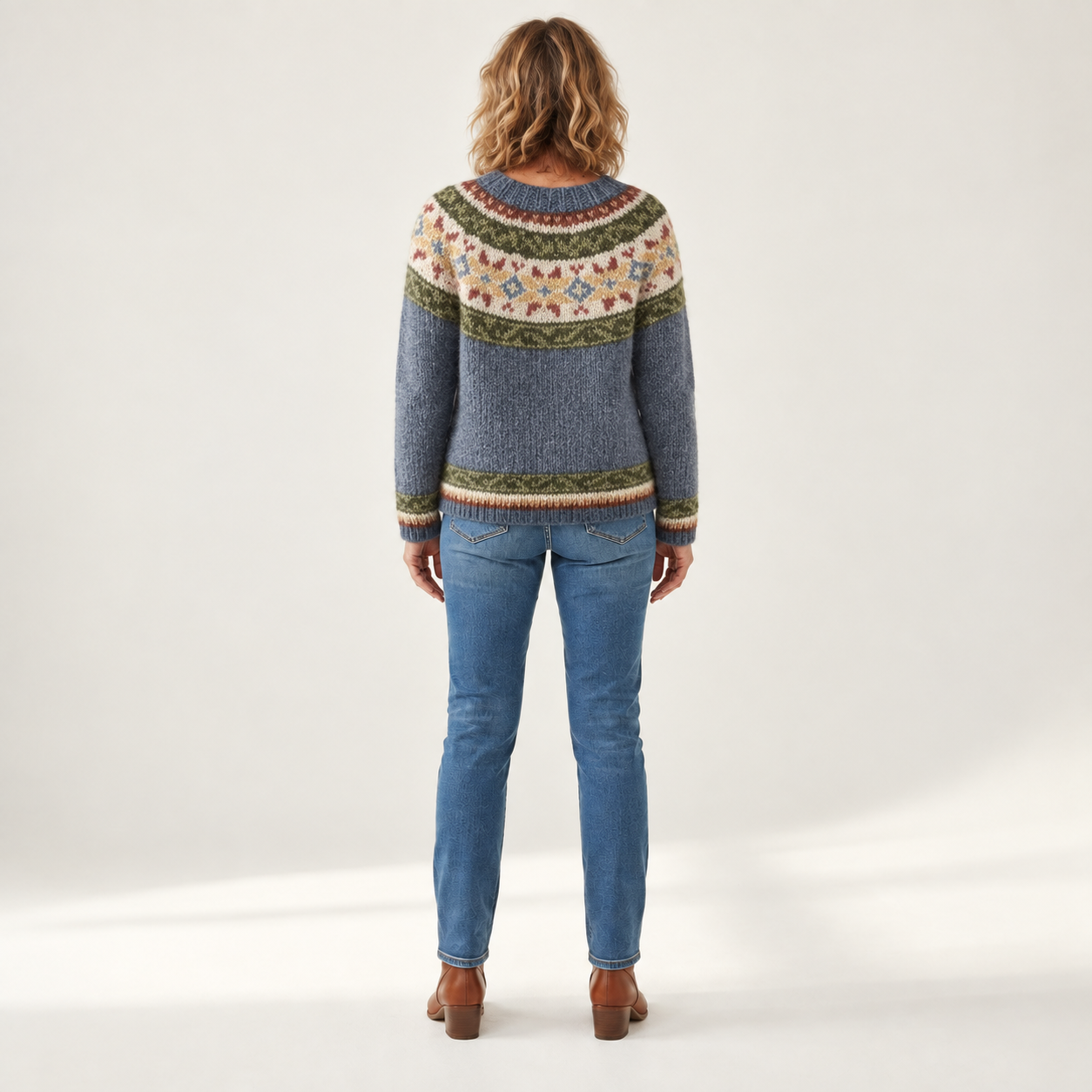 Deborah - Vintage trui - back view