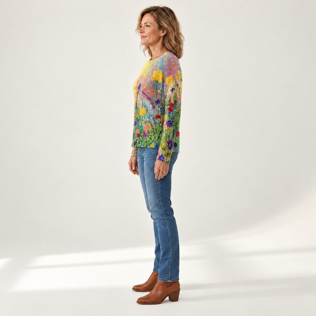 Grace - Vintage trui - side view