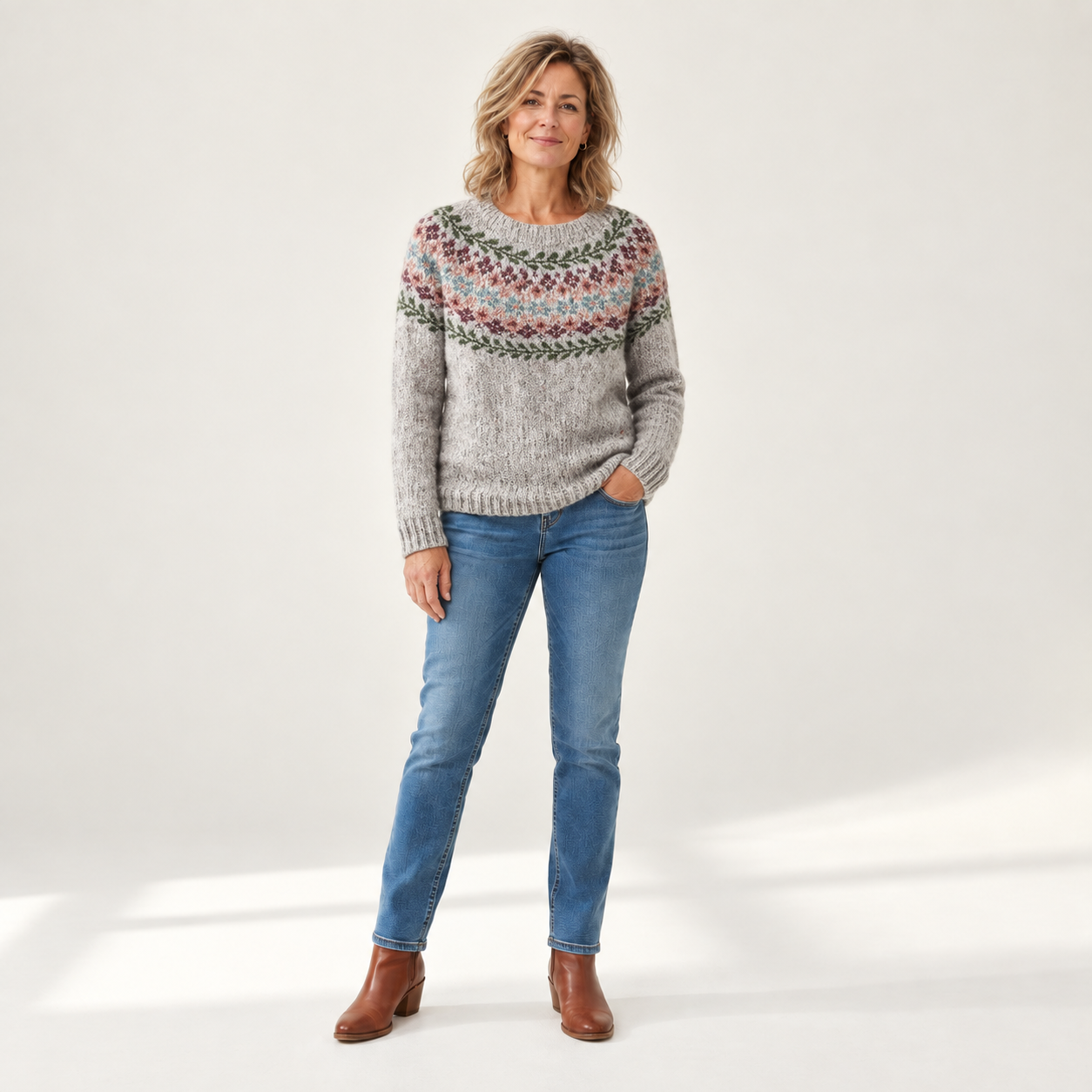 Chelsea - Vintage trui - front view
