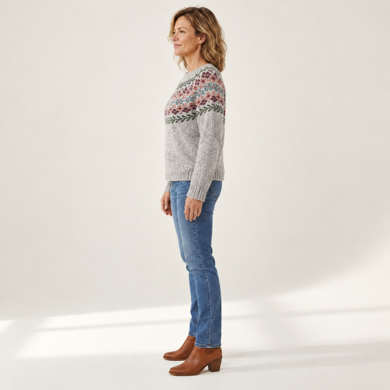 Chelsea - Vintage trui - side view