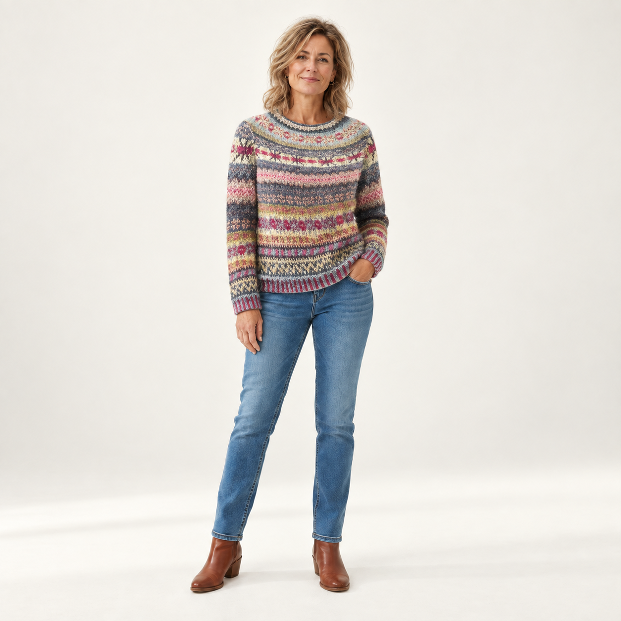 Holly - Vintage trui - front view