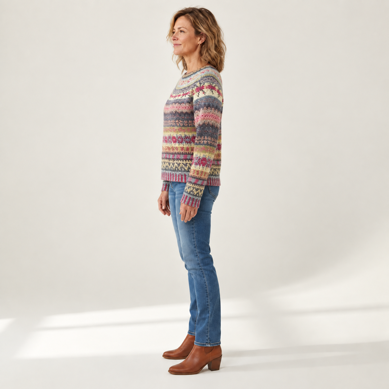 Holly - Vintage trui - side view
