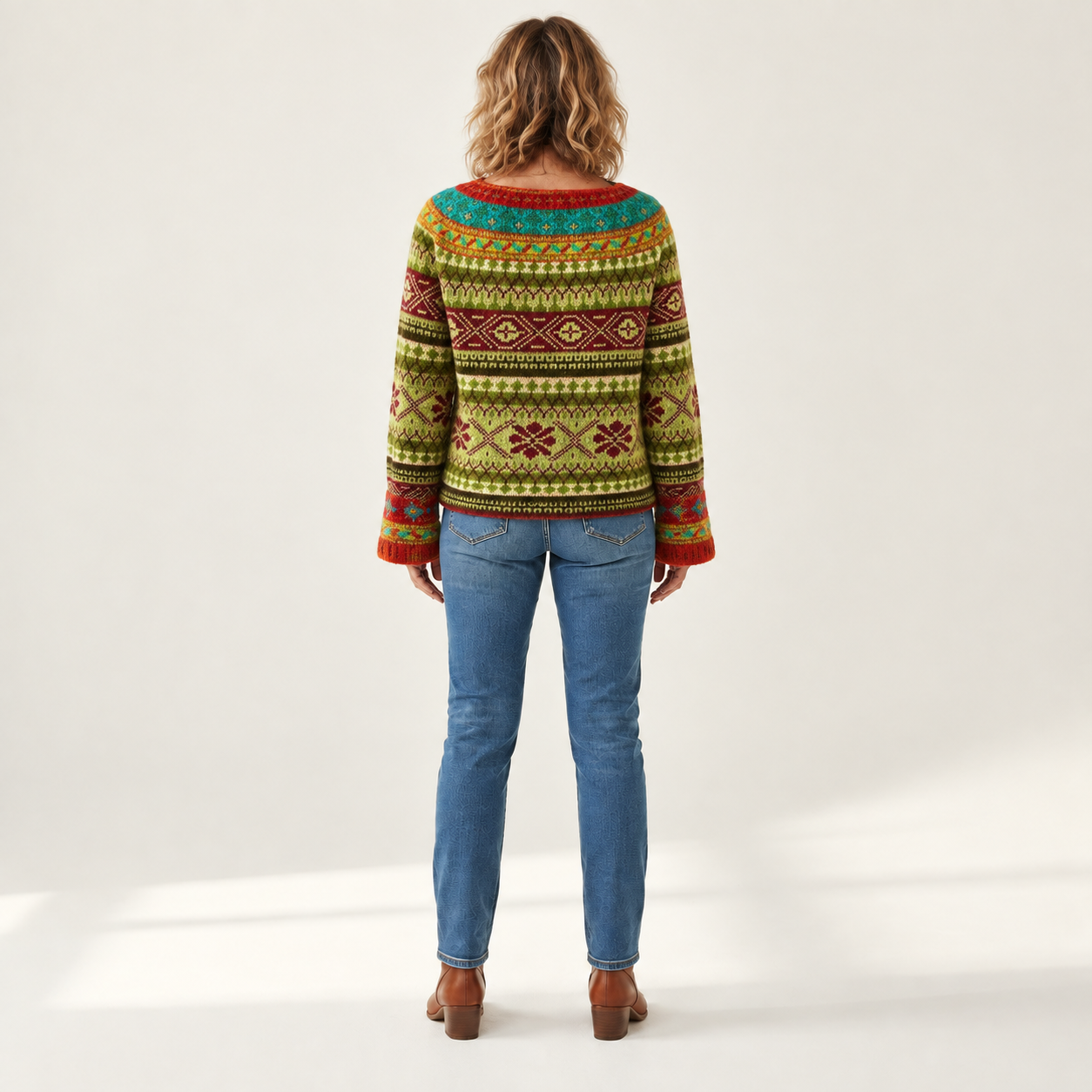 Caitlin - Vintage trui - back view