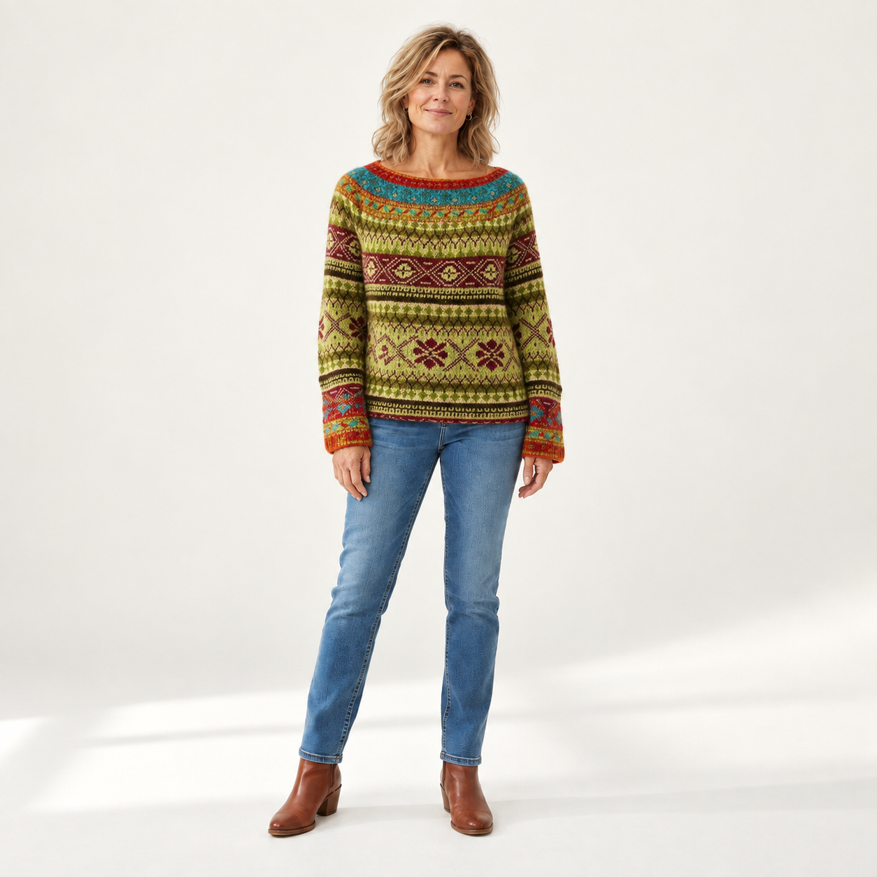 Caitlin - Vintage trui - front view