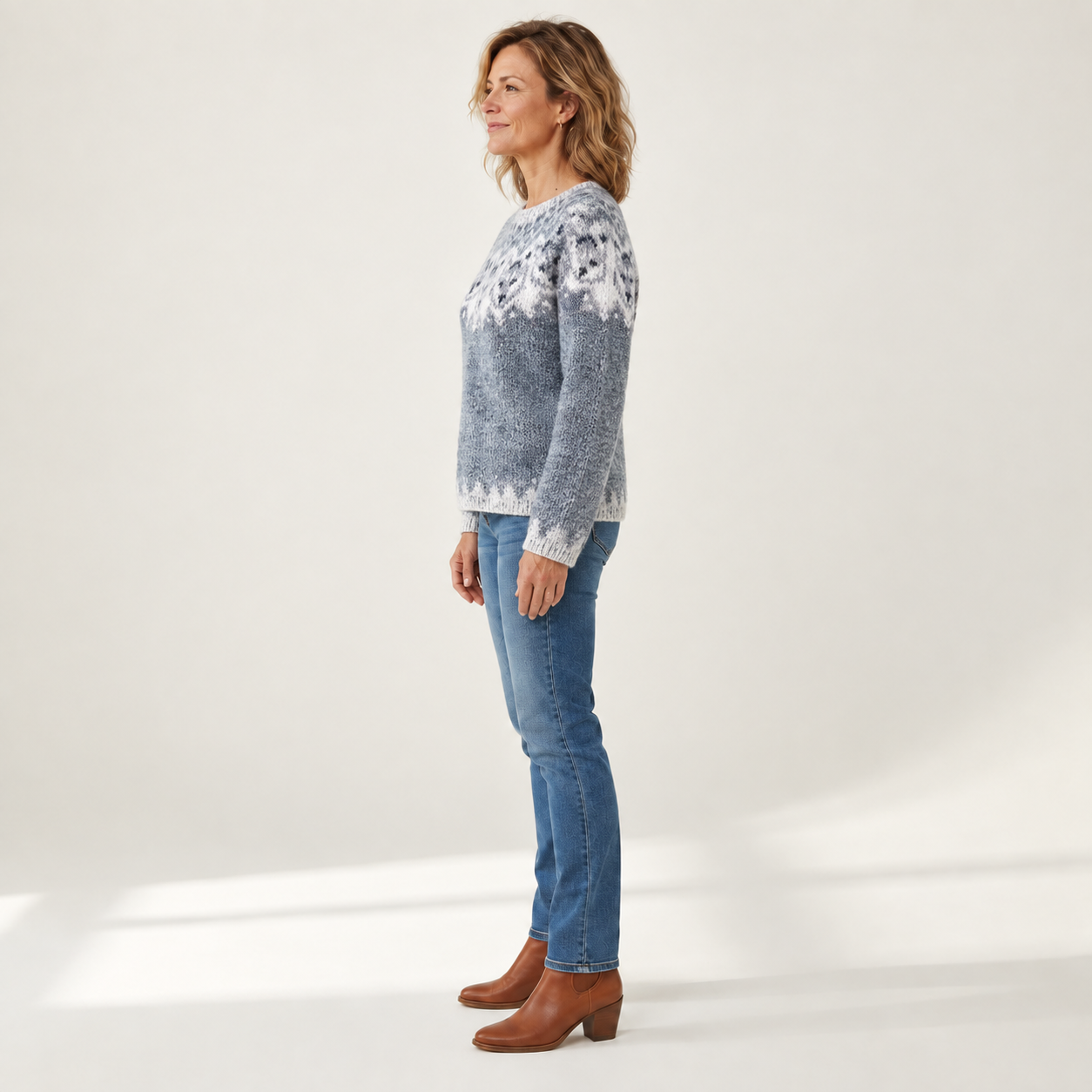 Jamie - Vintage trui - side view