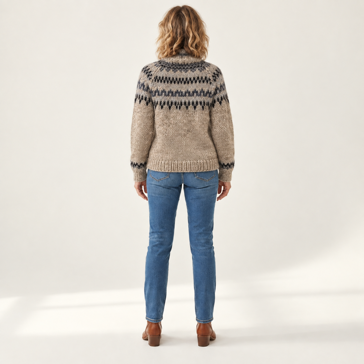 Karen - Vintage trui - back view