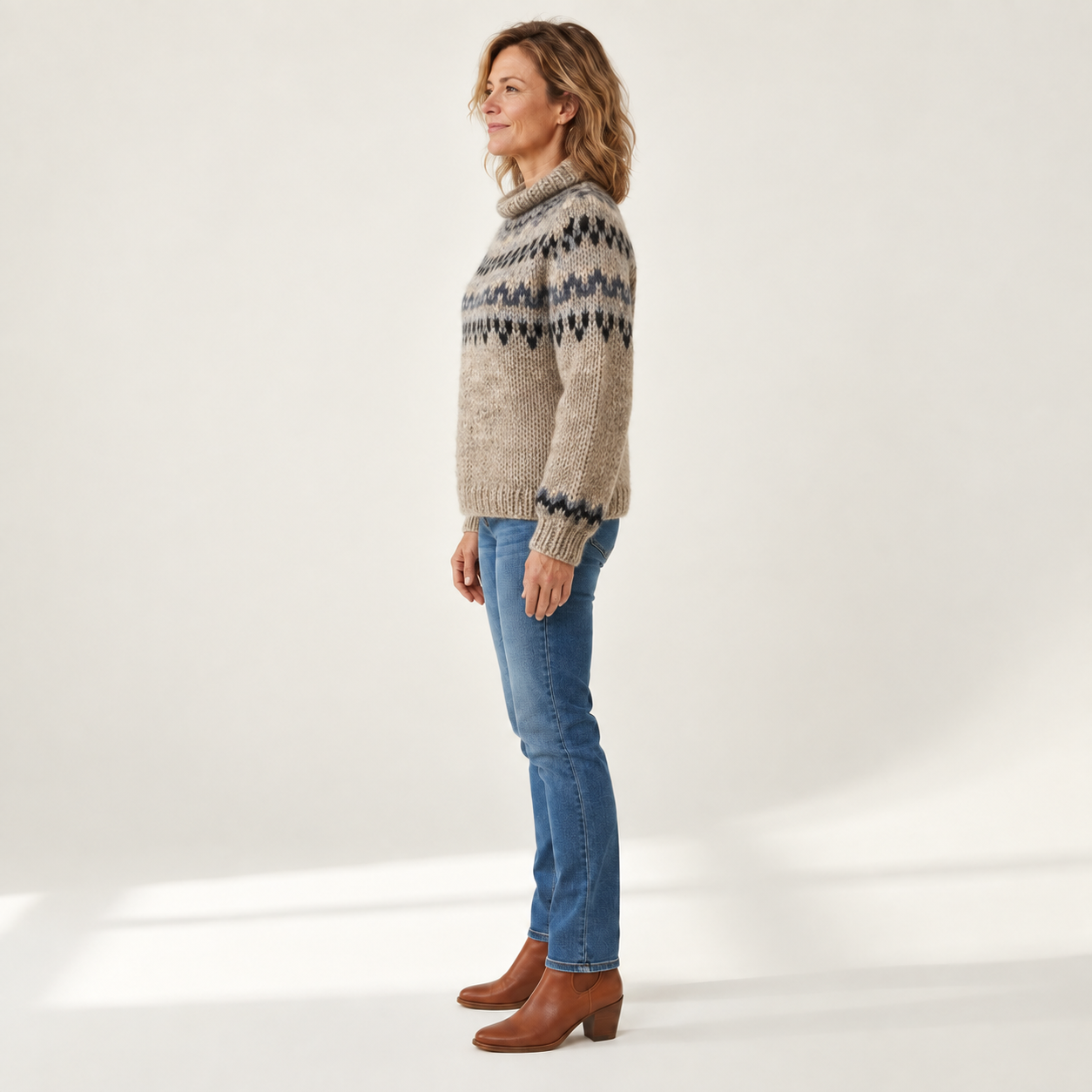 Karen - Vintage trui - side view