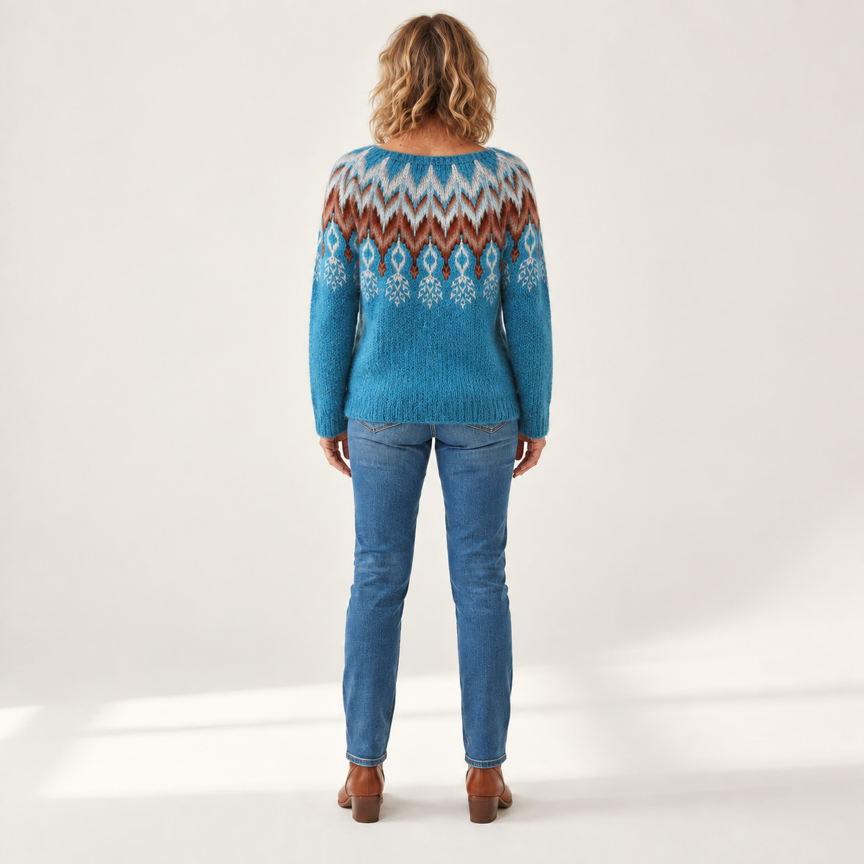 Elaine - Vintage trui - back view