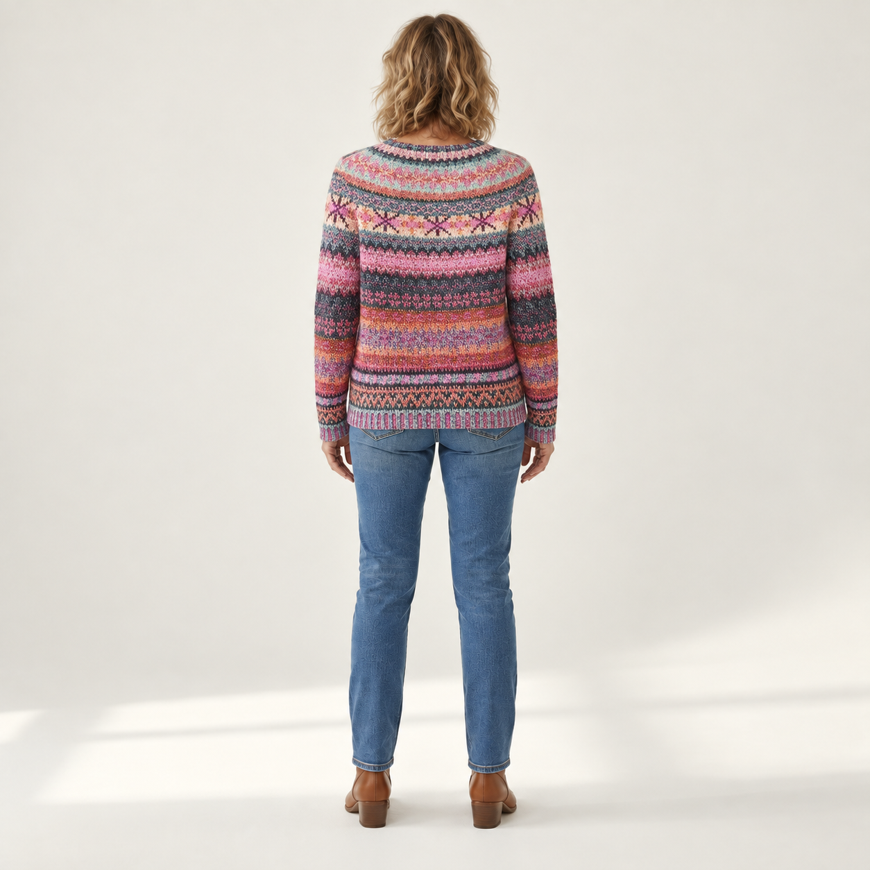 Amy - Vintage trui - back view
