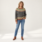 Frances - Vintage gebreide trui - front view