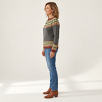 Frances - Vintage gebreide trui - side view