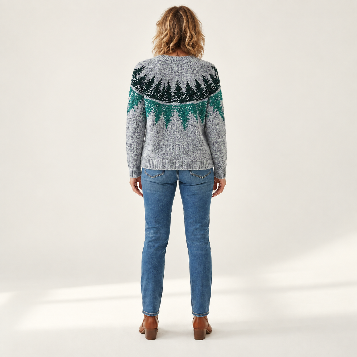 Danielle - Vintage trui - back view