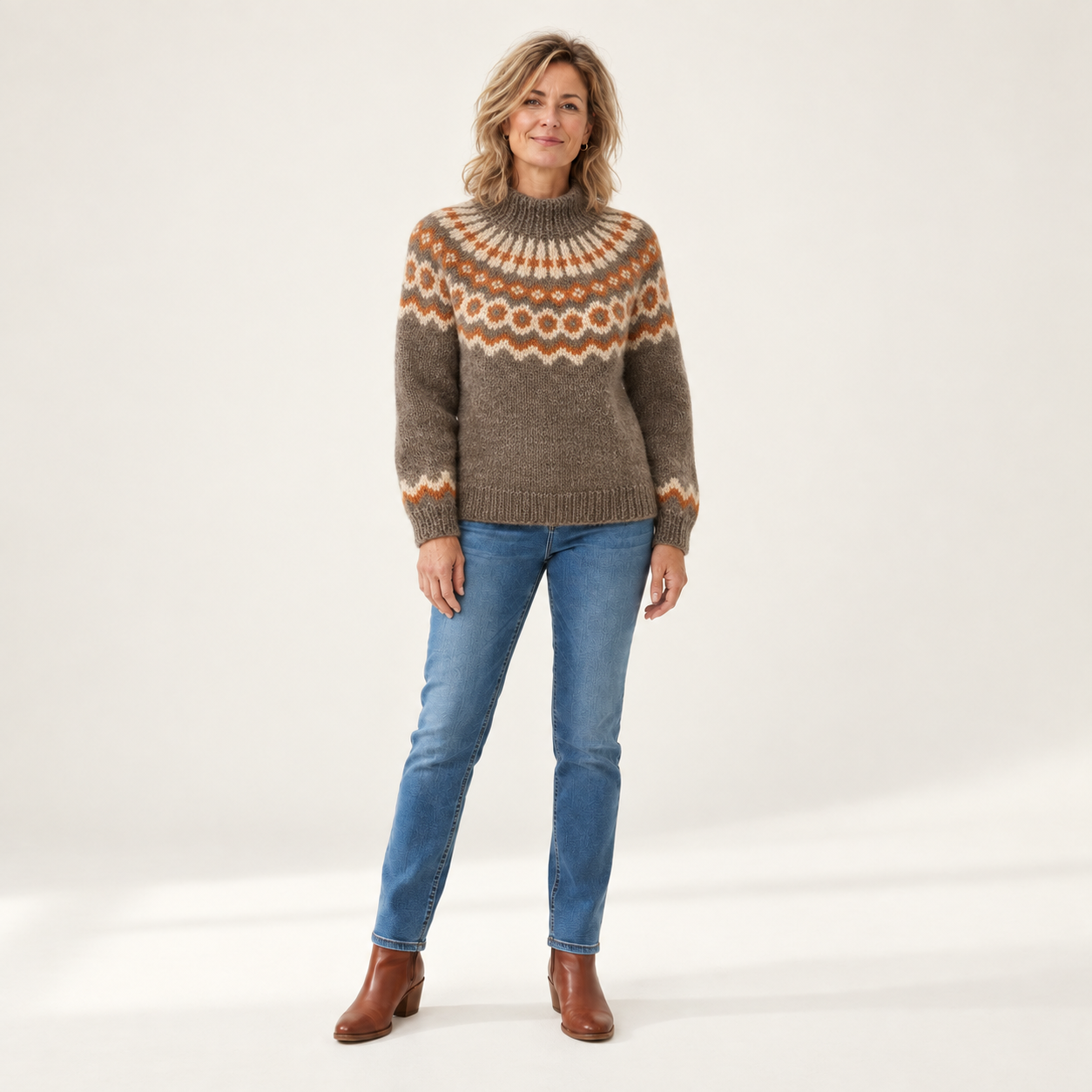 Carla - Vintage trui - front view