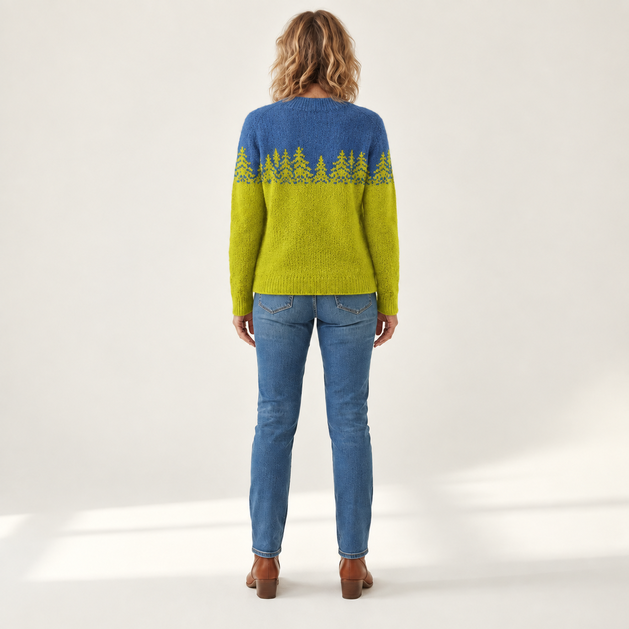 Ellen - Vintage trui - back view