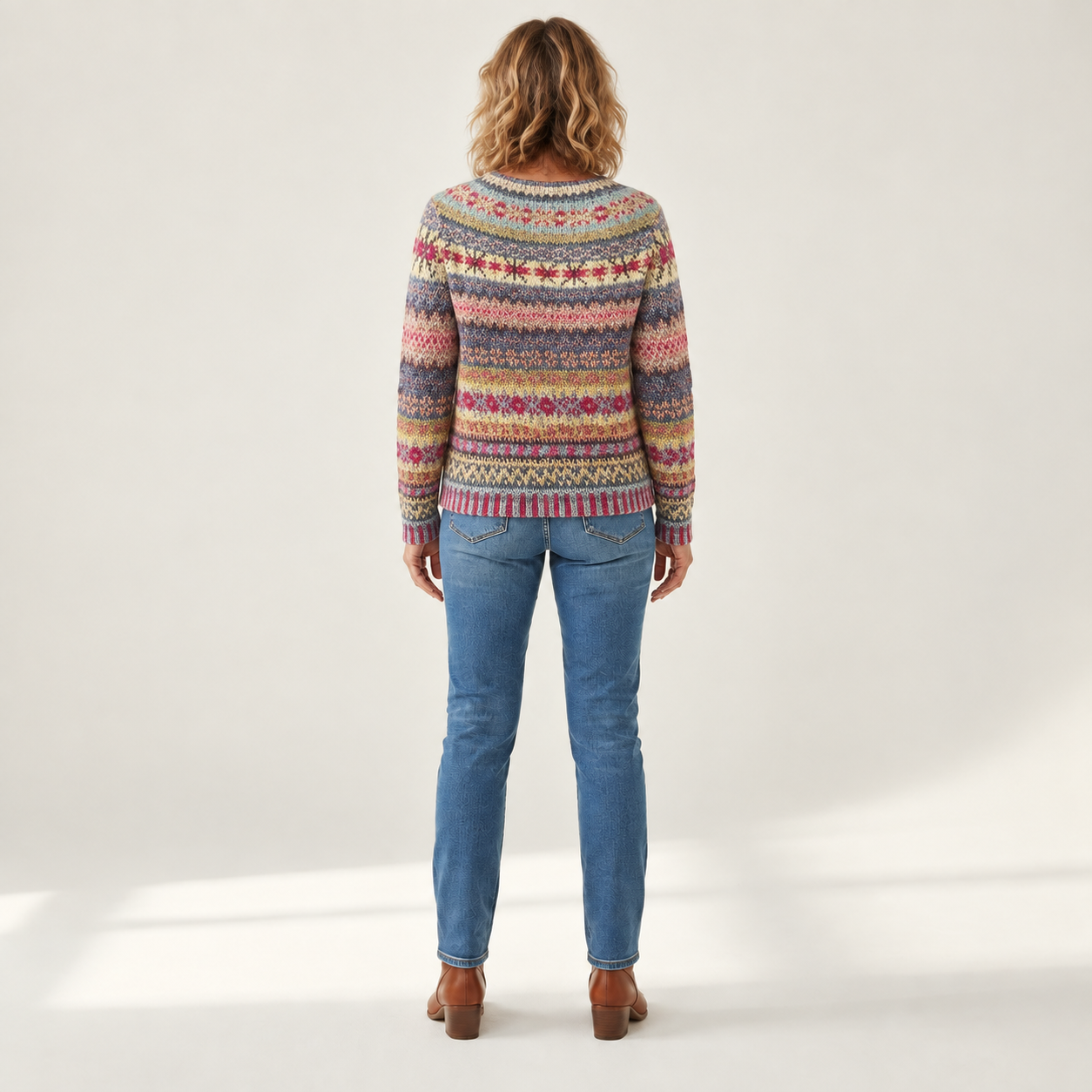 Keira - Vintage trui - back view