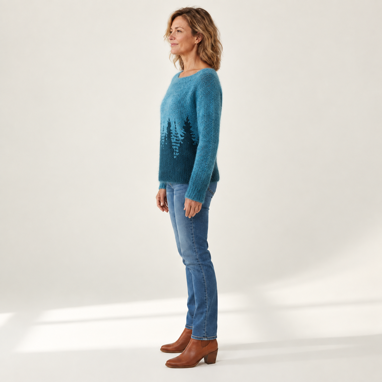 Donna - Vintage trui - side view