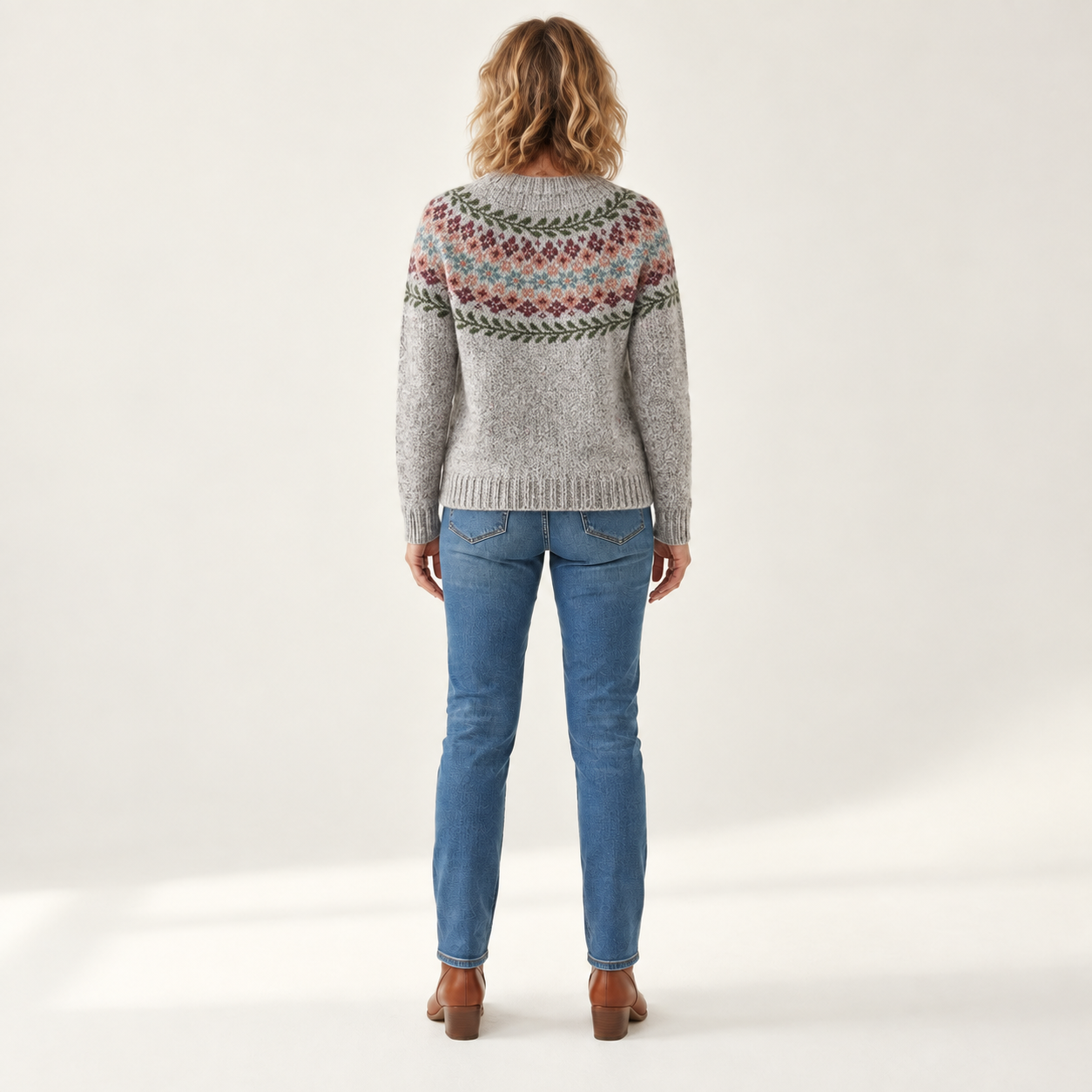 Bridget - Vintage trui - back view