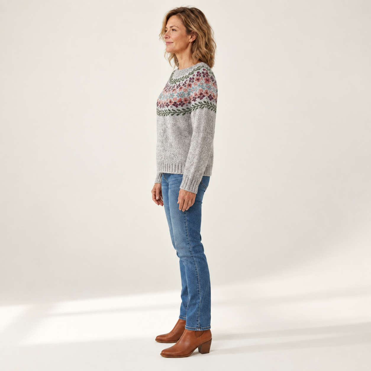 Bridget - Vintage trui - side view