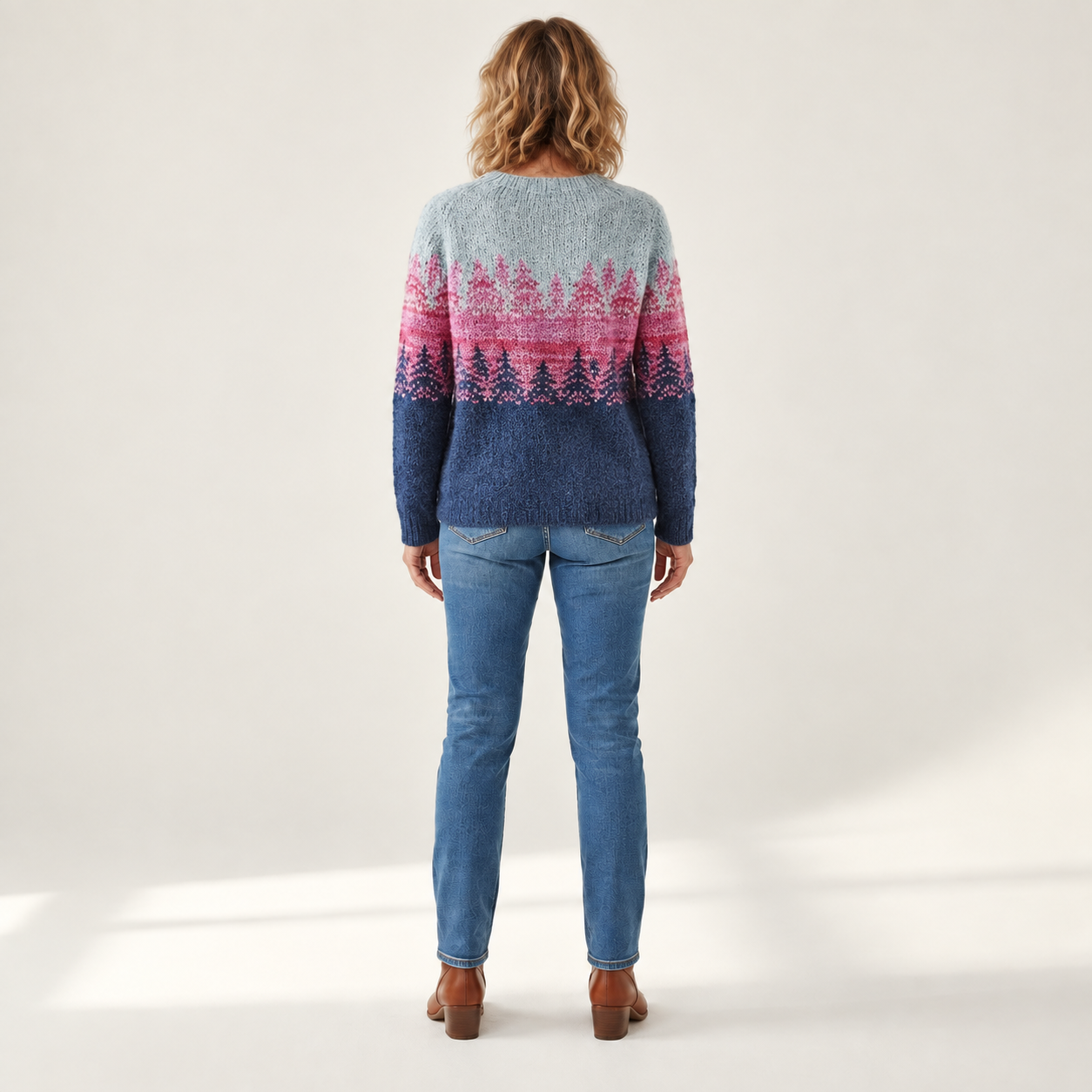 Cynthia - Vintage trui - back view