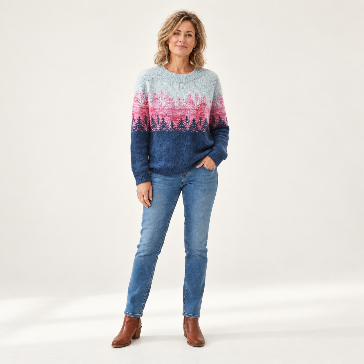 Cynthia - Vintage trui - front view