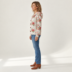 Magdalena - Comfortabele gebreide cardigan met capuchon - side view