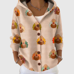 Johanna - Comfortabele gebreide cardigan met capuchon - original product image