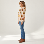 Johanna - Comfortabele gebreide cardigan met capuchon - side view