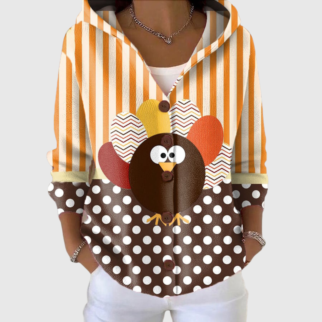 Elisabeth - Comfortabele gebreide cardigan met capuchon - original product image