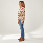 Charlotte - Comfortabele gebreide cardigan met knopen - side view