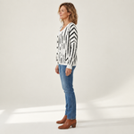 Paula - Comfortabele gebreide cardigan met knopen - side view